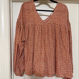 Bishop sleeve blouse